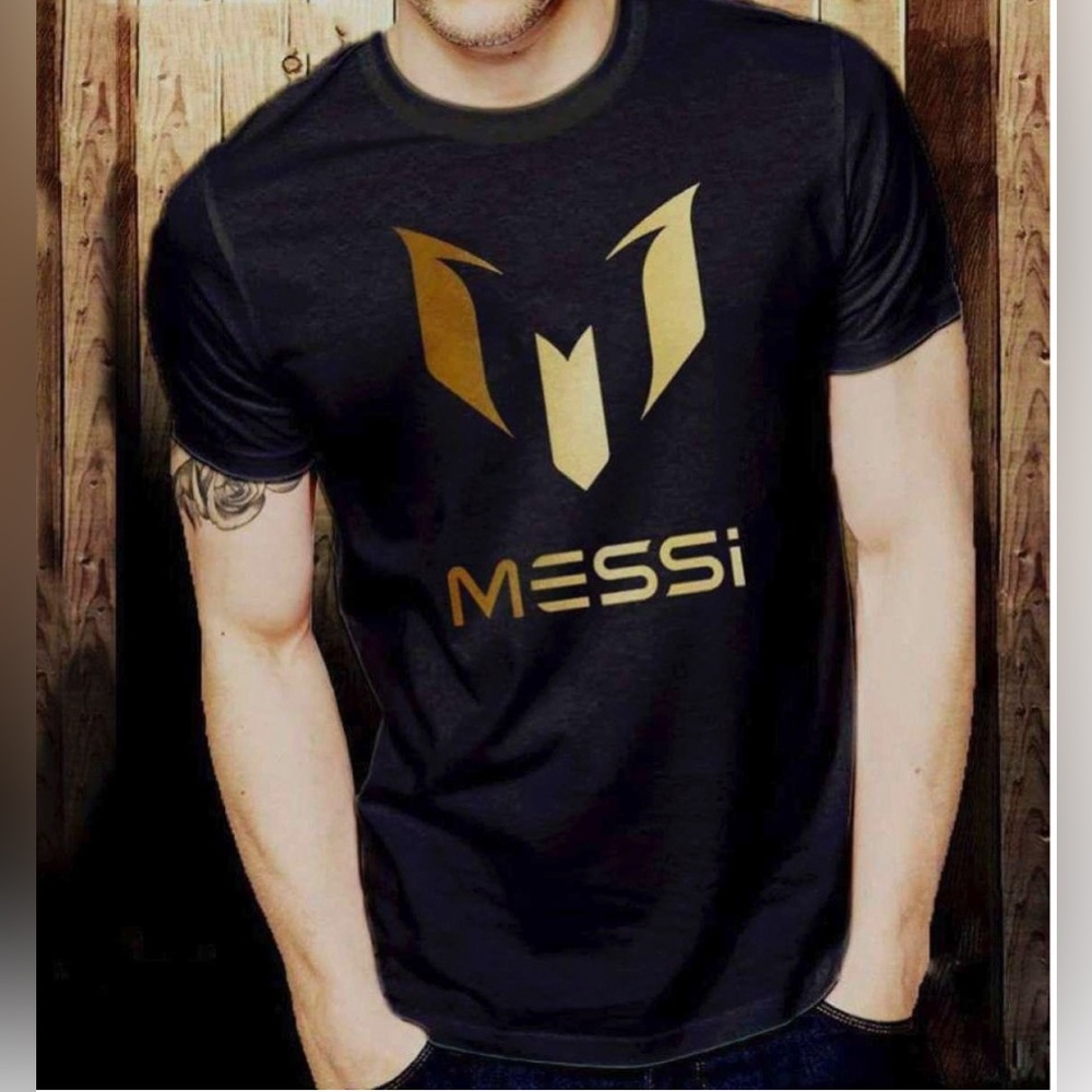 Black and Gold Men's T-Shirt